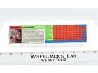 Countdown Micromaster Figure Tech Spec 1989 Vintage G1 Transformers