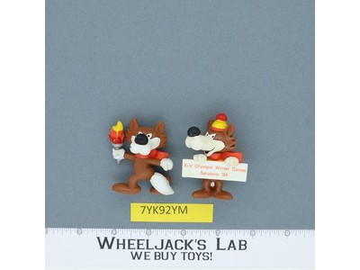 Yucko Wolf Mascot 1984 Sarajevo Winter Olympic Schleich PVC Mini Action Figure