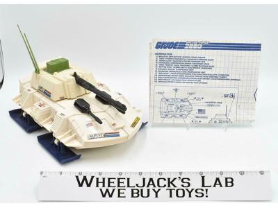Dominator Snow Tank 100% Complete 1987 GI Joe Hasbro Action Figure Vehicle
