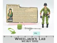 Lady Jaye #1 V1 100% Complete 1985 GI Joe ARAH Vintage Hasbro Action Figure