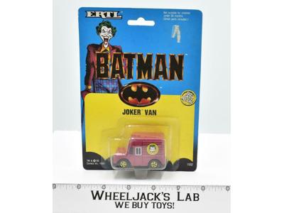 Batman MOSC NEW Diecast Metal ERTL 1989 Joker Van