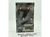 Neo and Trinity w/ Accessories The Matrix Musicland 12" New MISB N2 Toys Action