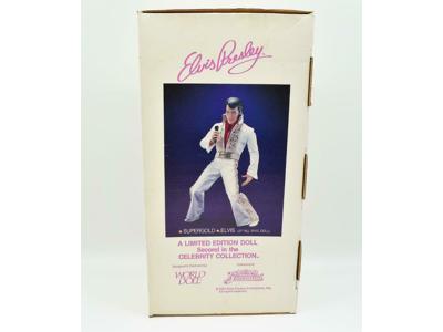 Elvis Presley Supergold MIB 1984 21" World Doll The Celebrity Collection