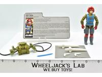 Fast Draw V1 100% Complete 1987 GI Joe ARAH Hasbro Vintage Action Figure
