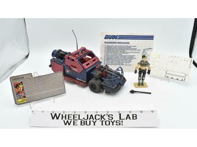 Thunder Machine W/Thrasher Complete 1986 GI Joe Hasbro Action Figure Vehicle