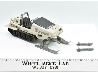 Polar Battle Bear Skimobile 100% Complete 1983 GI Joe Cobra Hasbro Action Figure