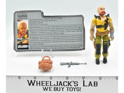 Taurus V1 100% Complete 1987 GI Joe ARAH Vintage Hasbro Action Figure