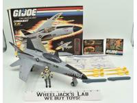 Conquest X-30 W/ Pilot 100% Complete W/Box GI Joe 1986 Action Figure
