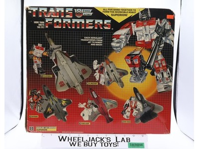 Superion Giftset 100% Complete W/Original Box & Insert 1986 G1 Transformers