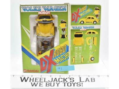 Volks Wagen Robot DX Machine Robo Bandai Box Unused Stickers Action Figure