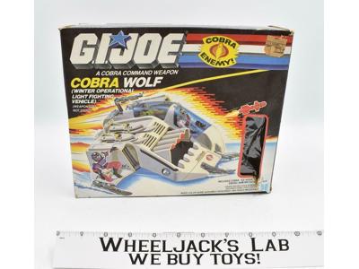 Cobra Wolf Vehicle 100% Complete W/Box GI Joe 1987 Action Figure Vintage