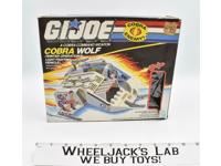Cobra Wolf Vehicle 100% Complete W/Box GI Joe 1987 Action Figure Vintage