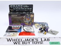 Shrapnel 100% Complete NR MINT FIG W/Box 1985 Vintage Hasbro G1 Transformers NM