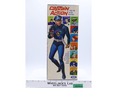 Captain Action The Super Hero 100% Complete W/Box 1966 Vintage Action Figure
