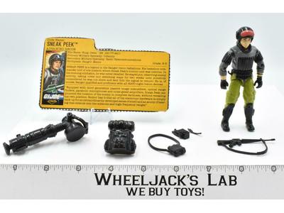Sneak Peek Advanced Recon V2 100% Complete 1988 GI Joe ARAH Hasbro