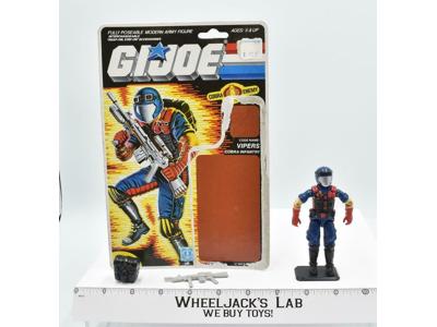 Cobra Viper 100% Complete W/ Card GI Joe 1986 Hasbro Figure