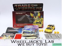 Sunstreaker w/ BOX 100% Complete Vintage Hasbro G1 Transformers 1984 Figure