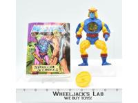 Sy-Klone 100% Complete 1985 He-Man MOTU Mattel Masters of the Universe W/ Comic