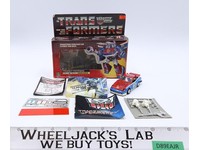 Smokescreen W/ BOX 100% Complete 1985 Vintage Hasbro G1 Transformers Action Fig