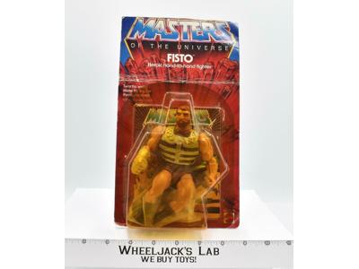 Fisto 12 Back MOSC NEW Masters of the Universe MOTU Mattel Vintage Action Figure
