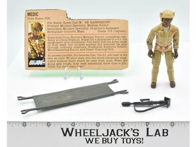 Doc Medic V1 100% Complete GI Joe 1983 Vintage Hasbro Action Figure