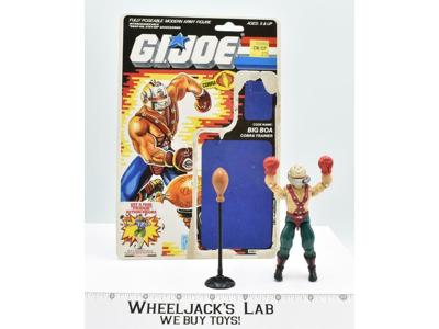 Big Boa V1 100% Complete W CARD 1987 GI Joe Hasbro Vintage Action Figure