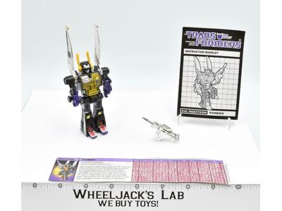 Kickback 100% Complete Vintage 1985 G1 Transformers Hasbro Action Figure