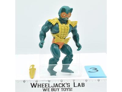 Mer-Man Soft Head #3 Complete 1981 He-Man MOTU Mattel Masters of the Universe