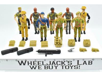 Mixed Lot of 9 Figures and Miscellaneous Accessories Parts Lanard