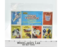 Stamp Fun UNUSED "The Evil Decepticons" Marvel Books Transformers G1 1984
