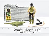 Croc Master GI Joe 1987 Hasbro Action Figure Vintage