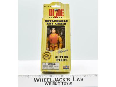 Gi Joe Detachable Key Chain Action Pilot NEW MISB 1998 Hasbro Classic Collection