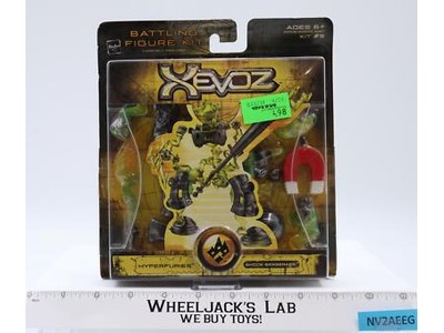 Hyperfuries Shock Berserker Xevoz 2004 Hasbro Action Figure NEW SEALED