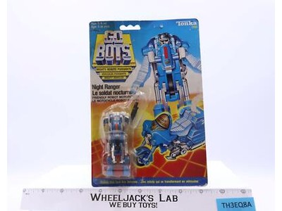 Night Ranger Friendly Robot Motorcycle Gobots 1984 Tonka Figure NEW MOSC SEALED
