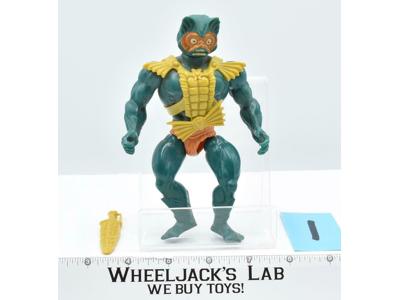 Mer-Man Soft Head #1 Complete 1981 He-Man MOTU Mattel Masters of the Universe