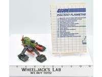 Pac/Rat Flame Thrower 1983 GI Joe Hasbro Vintage Action Vehicle
