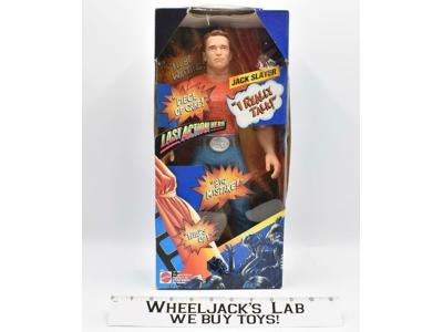 Jack Slater Arnold Schwarzenegger 15" Talking Last Action Hero MISB 1993 Mattel