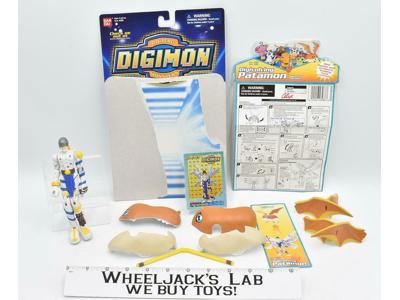 Digimon Digivolving Patamon to Angemon 2001 Digital Monsters Bandai