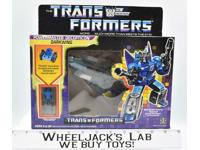 Darkwing MIB NEAR MINT FIG UNUSED STICKERS 1988 Hasbro Vintage G1 Transformers