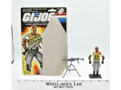 Roadblock V2 100% Complete W/ Card 1986 GI Joe Hasbro Vintage Action Figure