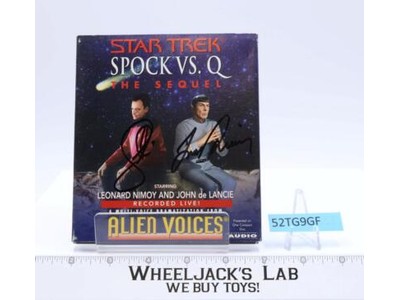 Star Trek Spock vs Q The Sequel an Alien Voices Production 2000 AUTOGRAPHED CD