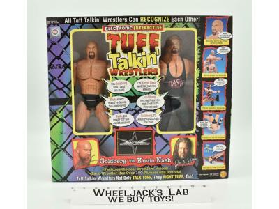 Goldberg vs. Kevin Nash Tuff Talkin' Wrestlers WCW MISB 1999 ToyBiz Action Fig