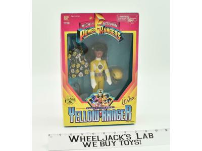 Aisha Yellow Ranger Mighty Morphin Power Rangers 1995 Bandai Action Figure