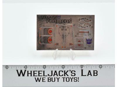 Headstrong Decal Sticker Sheet G1 Transformers 1986 Vintage Action Figure
