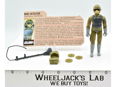 Tripwire Mine Detector #1 V1 100% Complete GI Joe 1983 Vintage Hasbro Figure