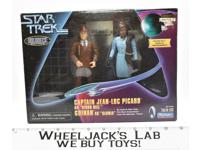 Captain Jean-Luc Picard &amp; Guinan Dixon Hill Holodeck Series 1998 MISB Playmates