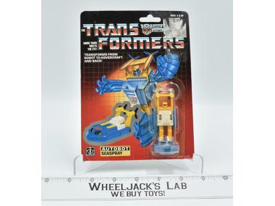 Seaspray W/ BUBBLE 100% Complete Vintage 1985 G1 Transformers Action Figure