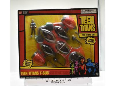 Teen Titans T-Sub MISB NEW Teen Titans 2004 Bandai DC Super Heroes