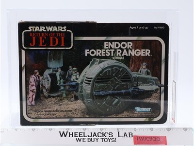 Endor Forest Ranger AFA GRADED 75 Star Wars ROTJ 1984 Kenner Vehicle NEW SEALED