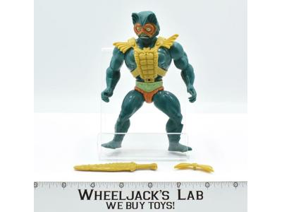 Mer-Man GREEN BELT 100% Complete 1981 He-Man MOTU Mattel Masters of the Universe